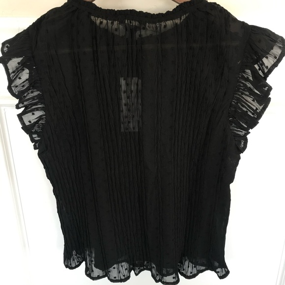 RELISTED Boho Lace Trimmed Top - Picture 10 of 11